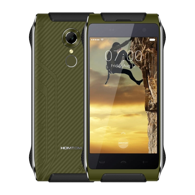[HK Warehouse] HOMTOM HT20, 2GB+16GB, CE & RoHs Certificated, IP68 Waterproof Dustproof Shockproof, Fingerprint Recognition, Built-in Flashlight, 4.7 inch Corning Gorilla Glass Screen Android 6.0 MT6737 Quad-Core, Network: 4G