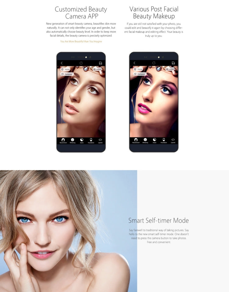 [HK Warehouse] BLUBOO Picasso, 2GB+16GB, 5.0 inch Android 6.0 MTK6735 Quad Core up to 1.3GHz, Network: 4G, Dual SIM(Gold)