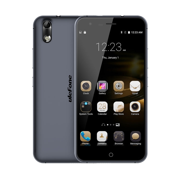 [HK Warehouse] Ulefone Paris Lite, 1GB+16GB, 5.0 inch 2.5D Arc Corning Gorilla Glass 3 Android 6.0 MTK6850A Quad-core up to 1.2GHz, Network: 3G, OTG, Dual SIM