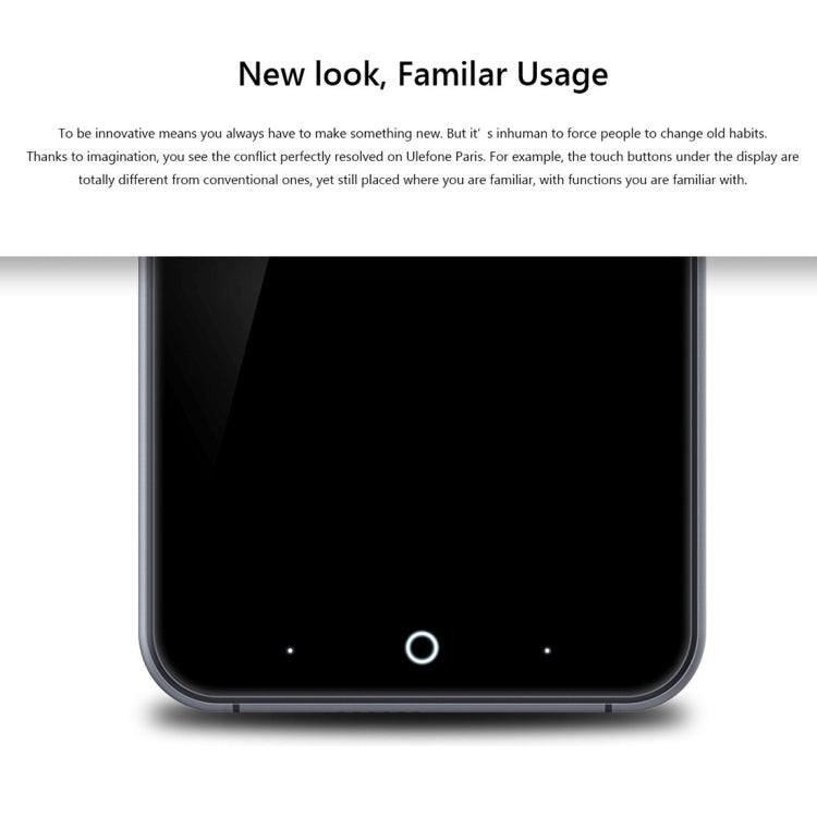 [HK Warehouse] Ulefone Paris Lite, 1GB+16GB, 5.0 inch 2.5D Arc Corning Gorilla Glass 3 Android 6.0 MTK6850A Quad-core up to 1.2GHz, Network: 3G, OTG, Dual SIM
