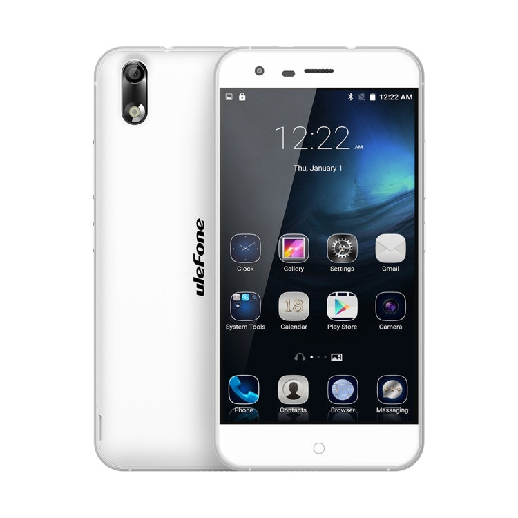 [HK Warehouse] Ulefone Paris Lite, 1GB+16GB, 5.0 inch 2.5D Arc Corning Gorilla Glass 3 Android 6.0 MTK6850A Quad-core up to 1.2GHz, Network: 3G, OTG, Dual SIM