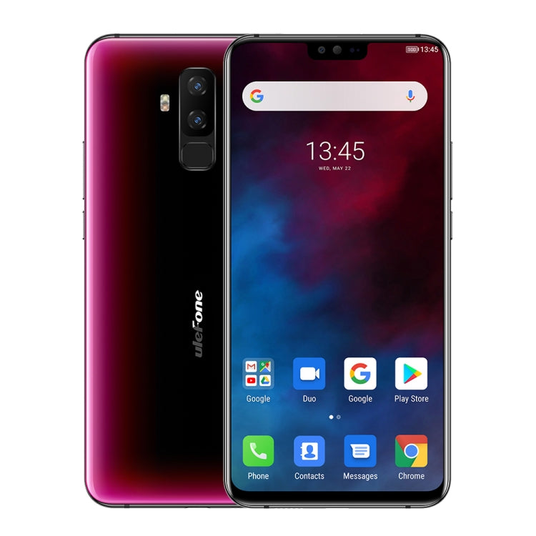 [HK Warehouse] Ulefone T2, Global Dual 4G, 6GB+128GB, Dual Back Cameras, Face ID & Fingerprint Identification, 4200mAh Battery, 6.7 inch Android 9.0 MTK6771T Helio P70 Octa Core 64-bit up to 2.1GHz, Network: 4G, OTG, NFC, Dual SIM, Wireless Charging