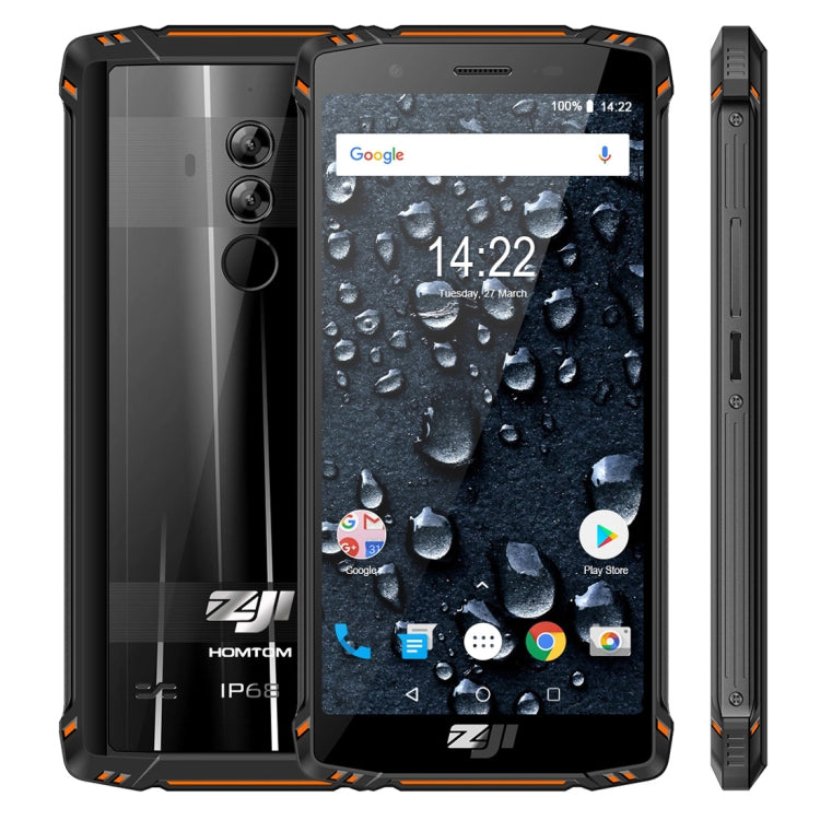 [HK Warehouse] HOMTOM ZOJI Z9 Triple Proofing Phone, Dual 4G, 6GB+64GB, IP68 Waterproof Dustproof Shockproof, Heart Rate, 5500mAh Battery, Face ID & Fingerprint Unlock, 5.7 inch Android 8.1 MTK6763 Octa Core up to 2.0GHz, Network: 4G, OTG, Dual SIM, VoLTE