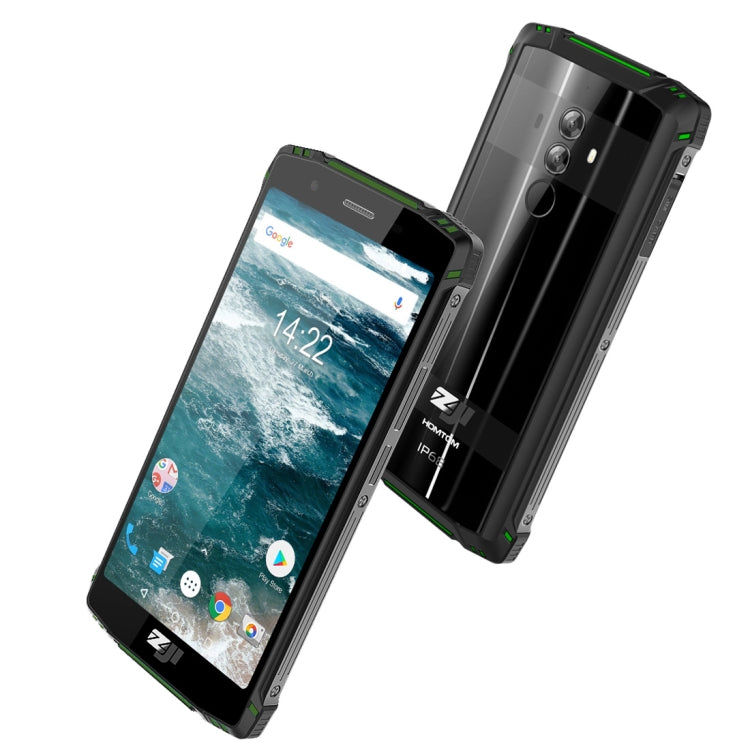 [HK Warehouse] HOMTOM ZOJI Z9 Triple Proofing Phone, Dual 4G, 6GB+64GB, IP68 Waterproof Dustproof Shockproof, Heart Rate, 5500mAh Battery, Face ID & Fingerprint Unlock, 5.7 inch Android 8.1 MTK6763 Octa Core up to 2.0GHz, Network: 4G, OTG, Dual SIM, VoLTE