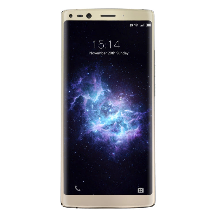 [HK Warehouse] DOOGEE MIX 2, 6GB+128GB, Dual Back Cameras + Dual Front Cameras, Fingerprint Identification, 4060mAh Battery, 5.99 inch Android 7.1 Helio P25 Octa Core 1.64GHz + 2.5GHz, Network: 4G, OTA, Dual SIM (Gold)