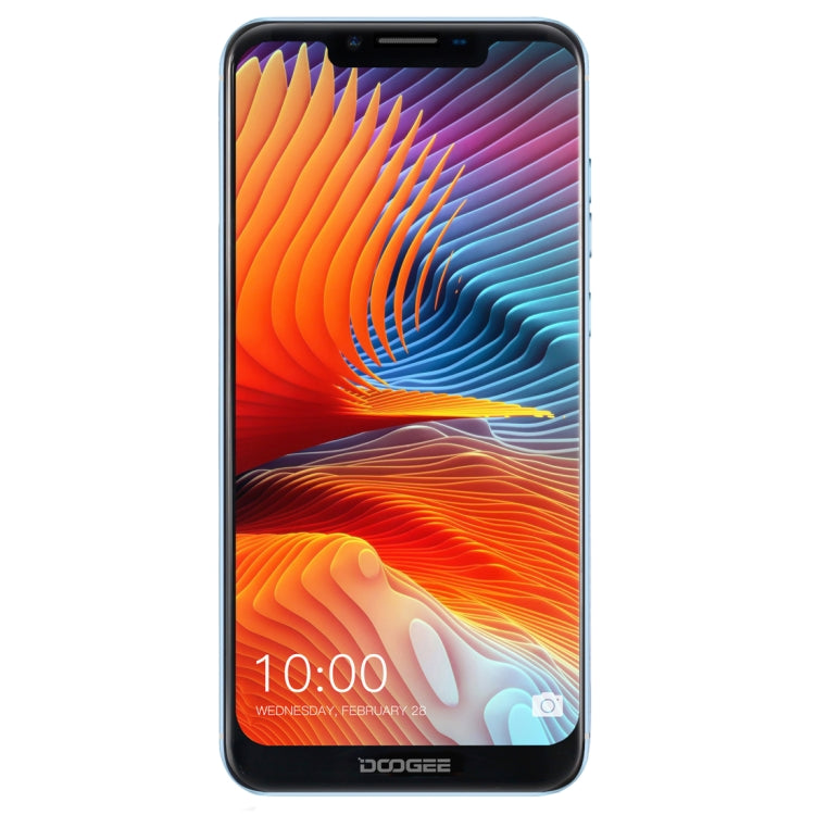 [HK Warehouse] DOOGEE BL5500 Lite, 2GB+16GB, Dual Back Cameras, DTouch Fingerprint, 5500mAh Battery, 6.19 inch U-notch Android 8.1 MTK6739WA Quad Core up to 1.3GHz, Network: 4G,  OTA, Dual SIM(Blue)