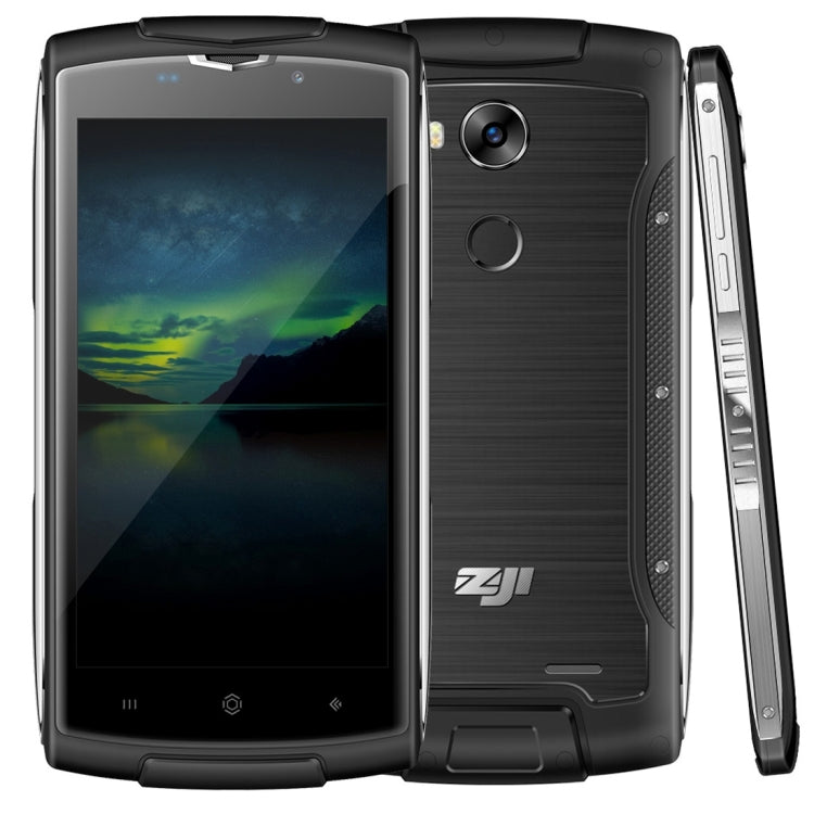 [HK Warehouse] ZOJI Z7 Triple Proofing Phone, 2GB+16GB, IP68 Waterproof Dustproof Shockproof, Fingerprint Unlock, 5.0 inch 2.5D Android 6.0 MTK6737 Quad Core up to 1.3GHz, Network: 4G, OTA, GPS, BT, WiFi, FM, Dual SIM(Black)