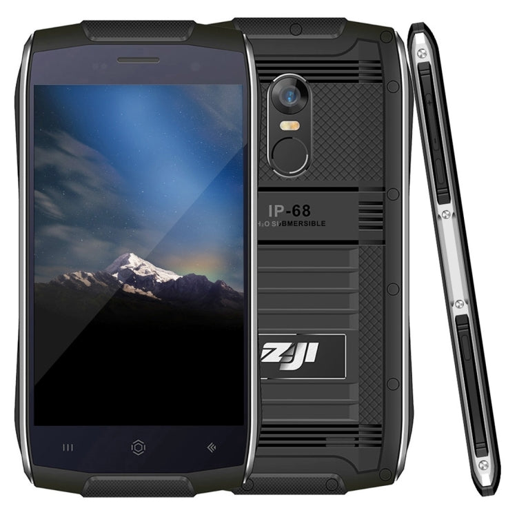 [HK Warehouse] ZOJI Z6 Triple Proofing Phone, 1GB+8GB, IP68 Waterproof Dustproof Shockproof, Fingerprint Unlock, 4.7 inch Android 6.0 MTK6580 Quad Core up to 1.3GHz, Network: 3G, OTA, GPS, BT, WiFi, FM, Dual SIM(Black)