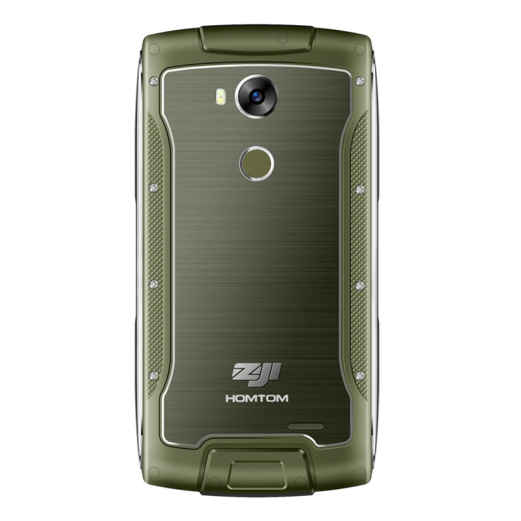 [HK Warehouse] HOMTOM ZOJI Z7 Triple Proofing Phone, 2GB+16GB, IP68 Waterproof Dustproof Shockproof, Fingerprint Unlock, 5.0 inch 2.5D Android 6.0 MTK6737 Quad Core up to 1.3GHz, Network: 4G, OTA, GPS, BT, WiFi, FM, Dual SIM(Green)