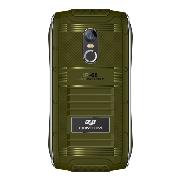 [HK Warehouse] HOMTOM ZOJI Z6 Triple Proofing Phone, 1GB+8GB, IP68 Waterproof Dustproof Shockproof, Fingerprint Unlock, 4.7 inch Android 6.0 MTK6580 Quad Core up to 1.3GHz, Network: 3G, OTA, GPS, BT, WiFi, FM, Dual SIM(Green)