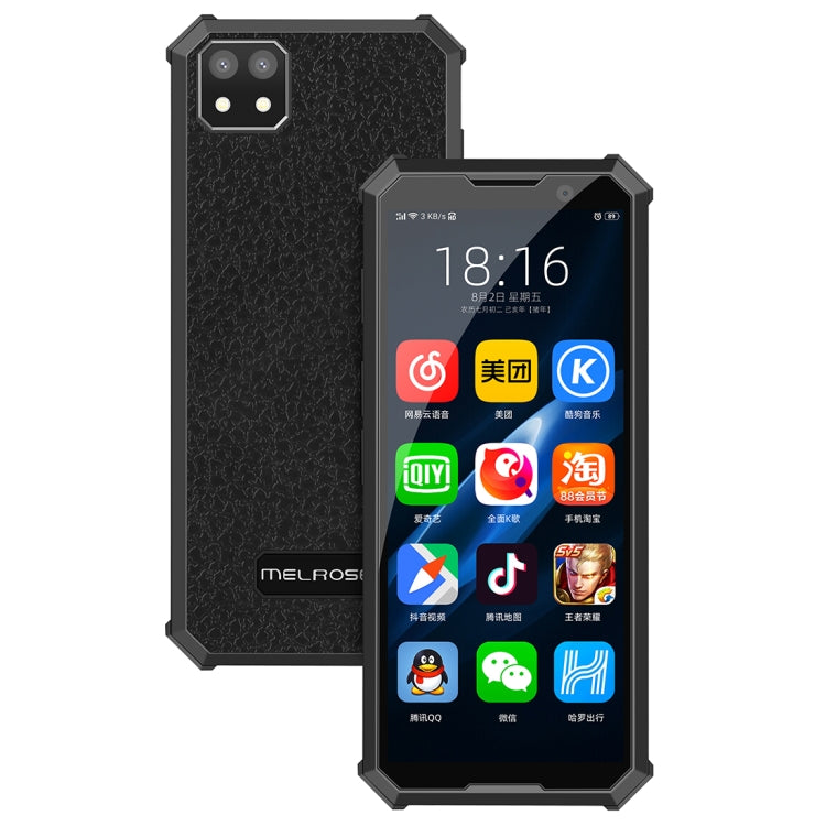 MELROSE 2019 END with Fingerprint, 1GB+8GB, 3.46 inch, Android 8.1 MTK6739V/WA Quad Core up to 1.28GHz, Support Bluetooth / WiFi /GPS, Network: 4G, Support Google Play