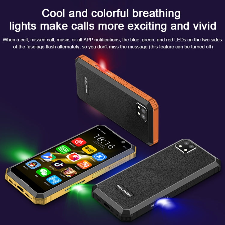 MELROSE 2019 END with Fingerprint, 1GB+8GB, 3.46 inch, Android 8.1 MTK6739V/WA Quad Core up to 1.28GHz, Support Bluetooth / WiFi /GPS, Network: 4G, Support Google Play