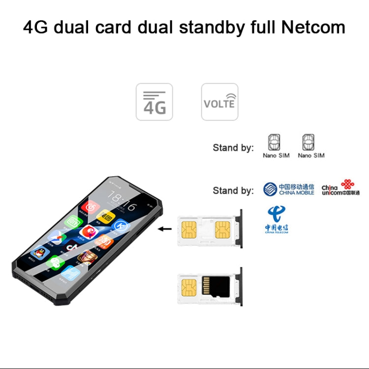 MELROSE 2019 END with Fingerprint, 1GB+8GB, 3.46 inch, Android 8.1 MTK6739V/WA Quad Core up to 1.28GHz, Support Bluetooth / WiFi /GPS, Network: 4G, Support Google Play