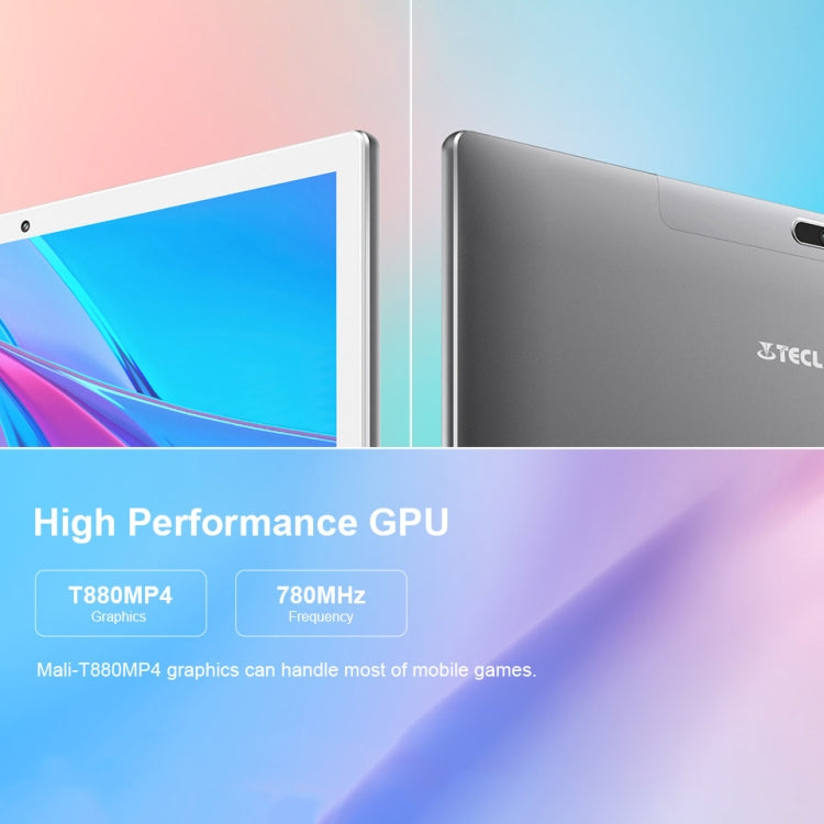 Teclast M30 4G Calling Tablet, 10.1 inch, 3GB+64GB, 7500mAh Battery, Android 8.0 MT6797T(X27) Deca Core 2.6GHz, Support Bluetooth & Dual Band WiFi & TF Card & OTG & GPS(Grey)