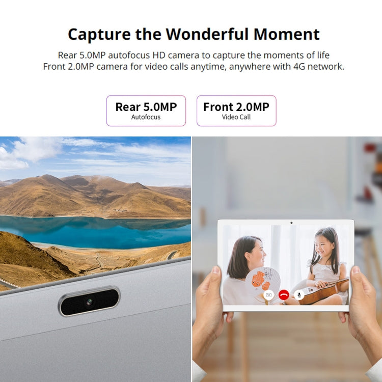 Teclast M30 4G Calling Tablet, 10.1 inch, 4GB+128GB, 7500mAh Battery, Android 8.0 MT6797T(X27) Deca Core 2.6GHz, Support Bluetooth & Dual Band WiFi & TF Card & OTG & GPS(Grey)