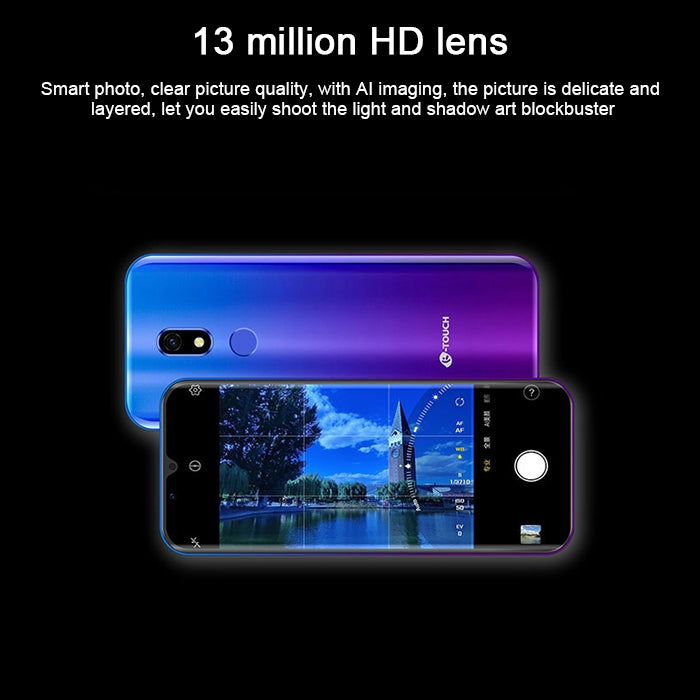 K-TOUCH M16, 3GB+64GB, Face ID & Fingerprint Identification, 3.46 inch Android 8.1 MTK6739V/CWA Quad Core 1.5Ghz, Network: 4G, Dual SIM, Support Google Play