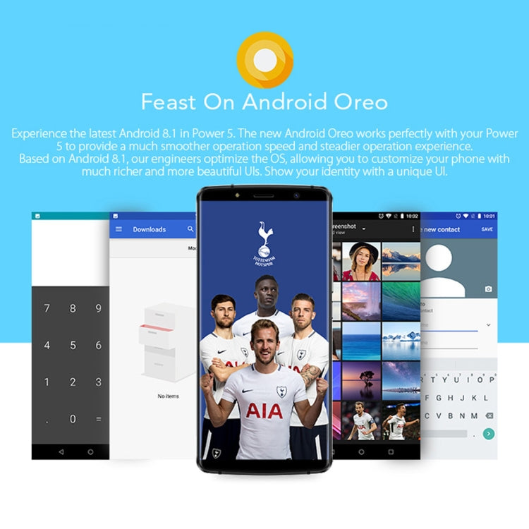 [HK Warehouse] LEAGOO POWER 5, Dual 4G, 6GB+64GB, Dual Back Cameras, 7000mAh Battery, Face ID & Fingerprint Identification, 5.99 inch Android 8.1 MTK6763 Octa Core up to  2.0GHz, Network: 4G, Dual SIM, Wireless Charge(Black)