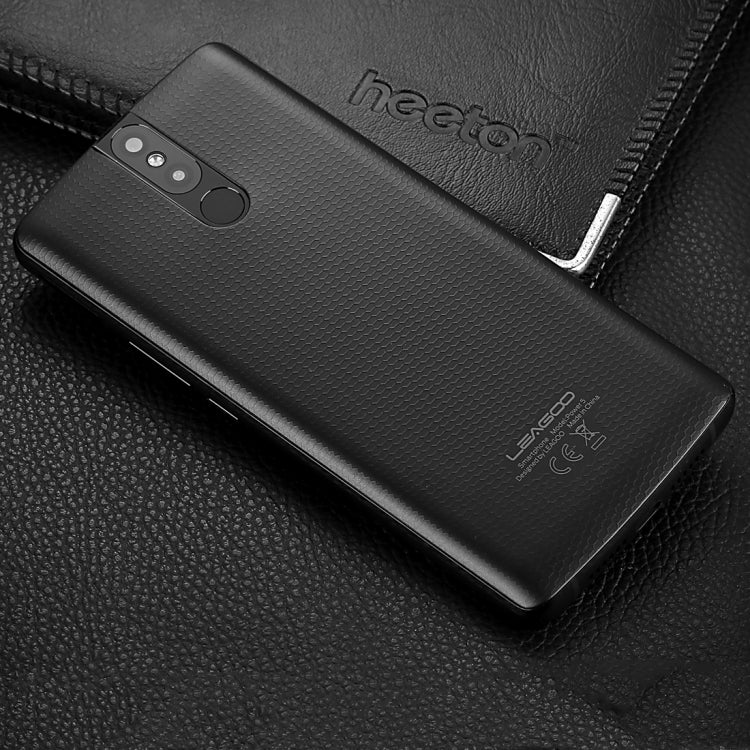 [HK Warehouse] LEAGOO POWER 5, Dual 4G, 6GB+64GB, Dual Back Cameras, 7000mAh Battery, Face ID & Fingerprint Identification, 5.99 inch Android 8.1 MTK6763 Octa Core up to  2.0GHz, Network: 4G, Dual SIM, Wireless Charge(Black)