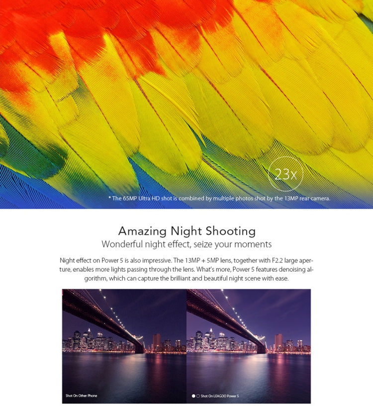 [HK Warehouse] LEAGOO POWER 5, Dual 4G, 6GB+64GB, Dual Back Cameras, 7000mAh Battery, Face ID & Fingerprint Identification, 5.99 inch Android 8.1 MTK6763 Octa Core up to  2.0GHz, Network: 4G, Dual SIM, Wireless Charge(Black)
