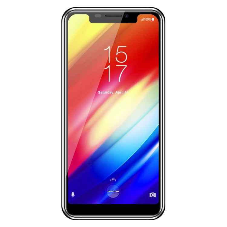 [HK Warehouse] HOMTOM H10, Dual 4G, 4GB+64GB, Dual Back Cameras, Face ID & Side-Mounted Fingerprint Identification, 5.85 inch Android 8.1 MTK6750T Octa Core up to 1.5GHz, Network: 4G, Dual SIM, OTG, OTA(Black)