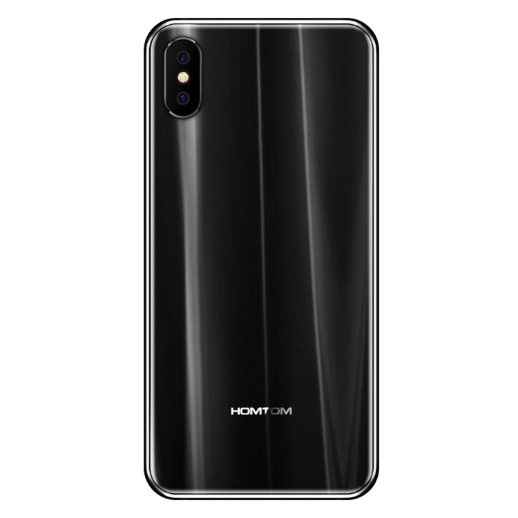 [HK Warehouse] HOMTOM H10, Dual 4G, 4GB+64GB, Dual Back Cameras, Face ID & Side-Mounted Fingerprint Identification, 5.85 inch Android 8.1 MTK6750T Octa Core up to 1.5GHz, Network: 4G, Dual SIM, OTG, OTA(Black)