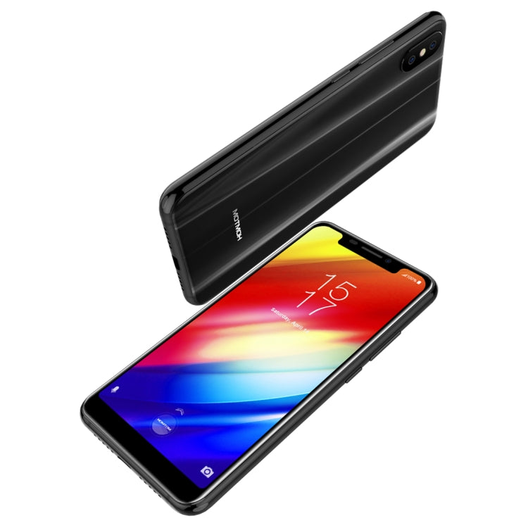 [HK Warehouse] HOMTOM H10, Dual 4G, 4GB+64GB, Dual Back Cameras, Face ID & Side-Mounted Fingerprint Identification, 5.85 inch Android 8.1 MTK6750T Octa Core up to 1.5GHz, Network: 4G, Dual SIM, OTG, OTA(Black)