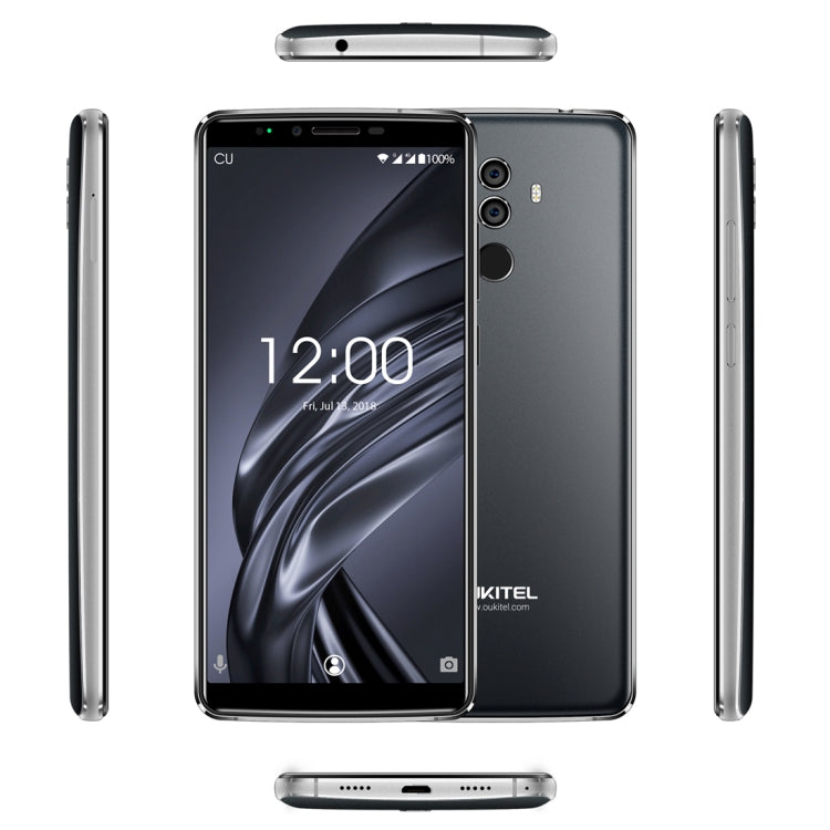 [HK Warehouse] OUKITEL K8, 4GB+64GB, Dual Back Cameras, Face ID & Fingerprint Identification, 5000mAh Battery, 6.0 inch Android 8.0 MTK6750T Octa Core up to 1.5GHz, Network: 4G, OTG (Space Gray)