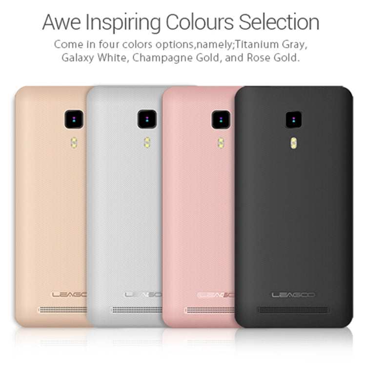 [HK Warehouse] LEAGOO Z3C, 512MB+8GB, 4.5 inch LEAGOO OS 1.1 Lite (Android 6.0) SC7731c Cortex A7 Quad Core up to 1.3GHz, Network: 3G (European Version)(Gold)