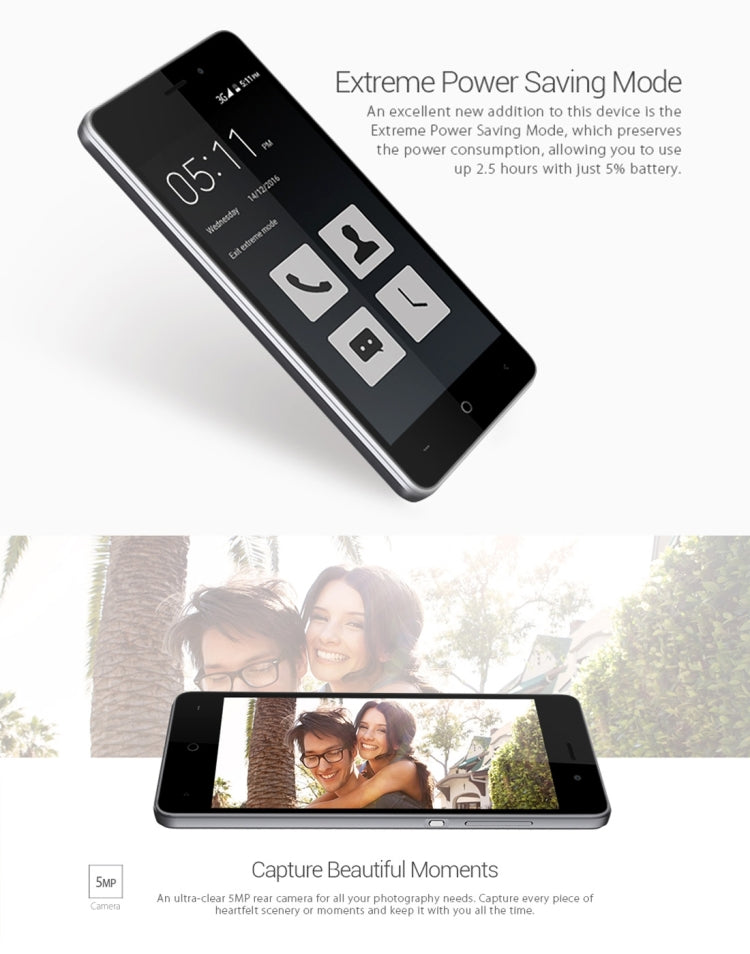 [HK Warehouse] LEAGOO Z3C, 512MB+8GB, 4.5 inch LEAGOO OS 1.1 Lite (Android 6.0) SC7731c Cortex A7 Quad Core up to 1.3GHz, Network: 3G (European Version)(Gold)