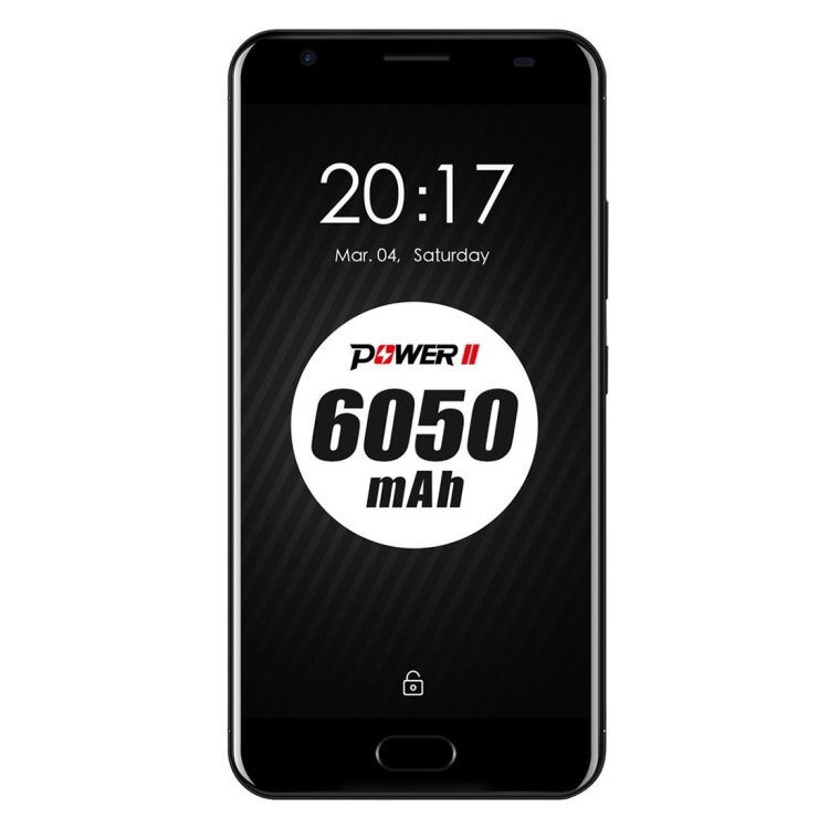 [HK Warehouse] Ulefone Power 2,  4GB+64GB, 6050mah Big Battery, Front Fingerprint Scanner, 5.5 inch Android 7.0 MTK6750T Octa-core up to 1.5GHz, Network: 4G,  OTG,  Dual SIM(Grey)