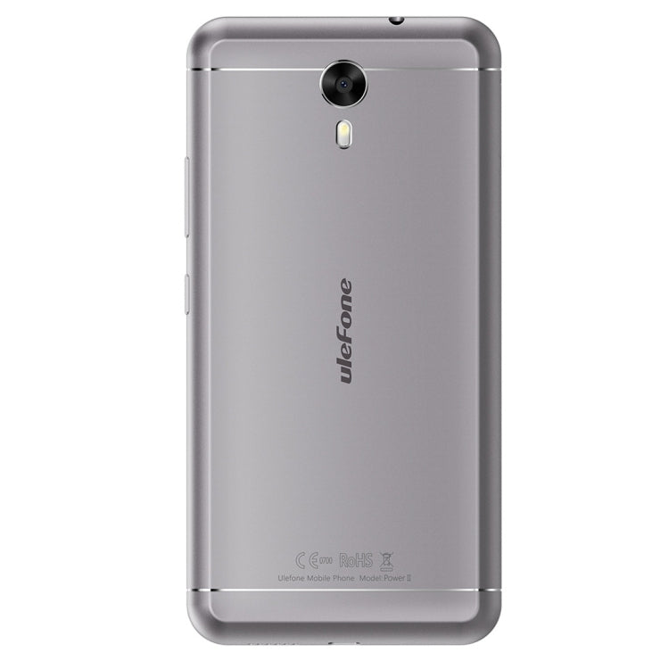 [HK Warehouse] Ulefone Power 2,  4GB+64GB, 6050mah Big Battery, Front Fingerprint Scanner, 5.5 inch Android 7.0 MTK6750T Octa-core up to 1.5GHz, Network: 4G,  OTG,  Dual SIM(Grey)