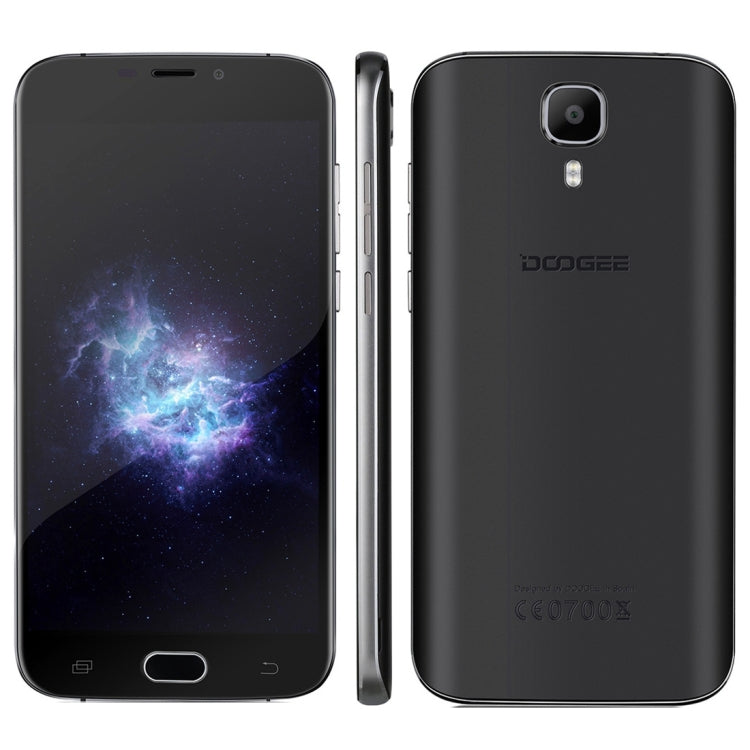 DOOGEE X9 16GB, Network: 3G, DTouch Fingerprint, 5.5 inch 2.5D Android 6.0 MTK6580 Quad Core, RAM: 1GB, OTG, OTA, Dual SIM