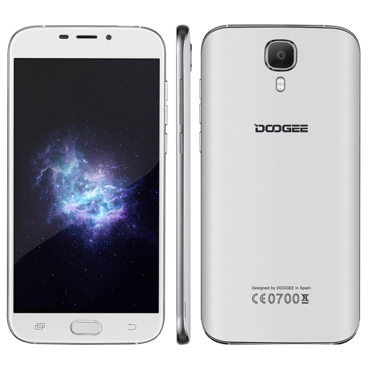 DOOGEE X9 16GB, Network: 3G, DTouch Fingerprint, 5.5 inch 2.5D Android 6.0 MTK6580 Quad Core, RAM: 1GB, OTG, OTA, Dual SIM