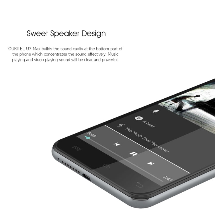 [HK Warehouse] OUKITEL U7 Max, 1GB+8GB, V Hand Automatic Photograph, Letters Quick Open APP, 5.5 inch 2.5D Curved Screen, Android 6.0 OS, MT6580A Quad Core 64-bit 1.3GHz, Network: 3G
