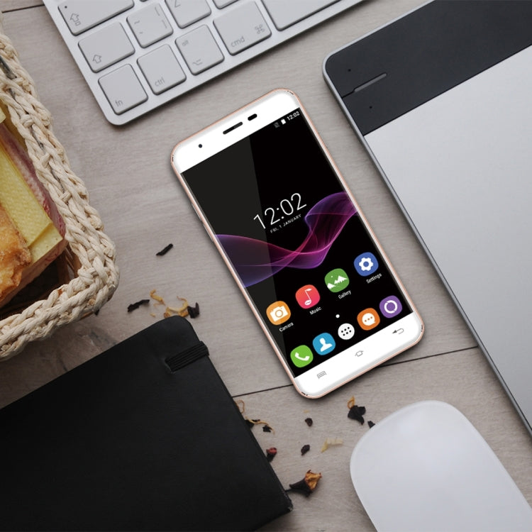 [HK Warehouse] OUKITEL U7 Max, 1GB+8GB, V Hand Automatic Photograph, Letters Quick Open APP, 5.5 inch 2.5D Curved Screen, Android 6.0 OS, MT6580A Quad Core 64-bit 1.3GHz, Network: 3G