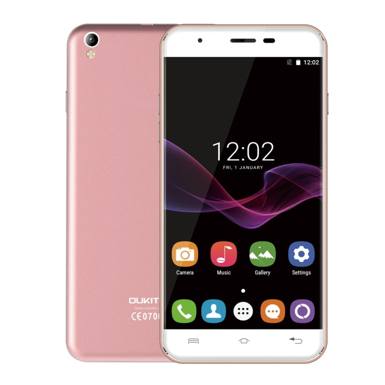 [HK Warehouse] OUKITEL U7 Max, 1GB+8GB, V Hand Automatic Photograph, Letters Quick Open APP, 5.5 inch 2.5D Curved Screen, Android 6.0 OS, MT6580A Quad Core 64-bit 1.3GHz, Network: 3G