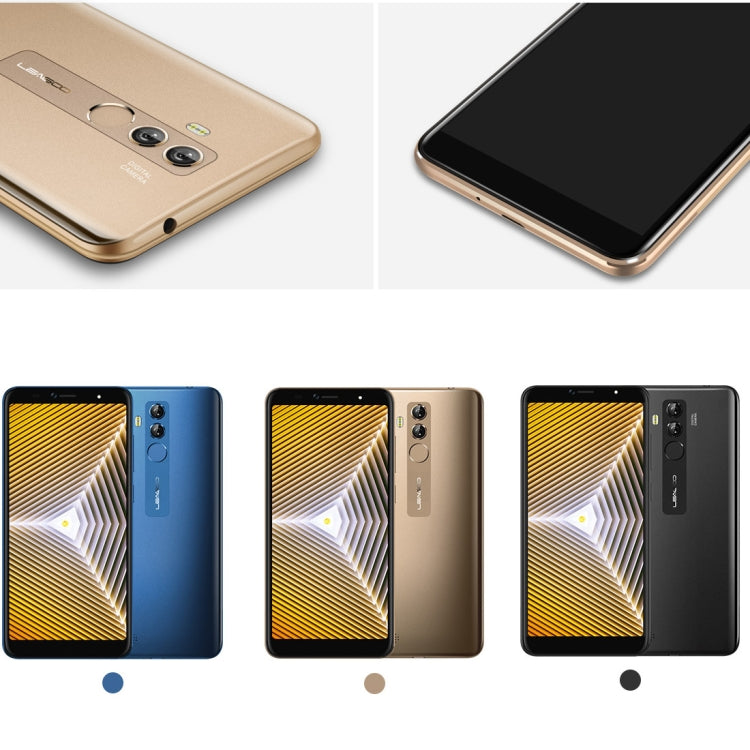 [HK Warehouse] LEAGOO M9 Pro, Dual 4G, 2GB+16GB, Dual Back Cameras, Face & Fingerprint Identification, 5.72 inch Android 8.1 MTK6739V Quad Core up to 1.5GHz, Network: 4G, Dual SIM(Black)