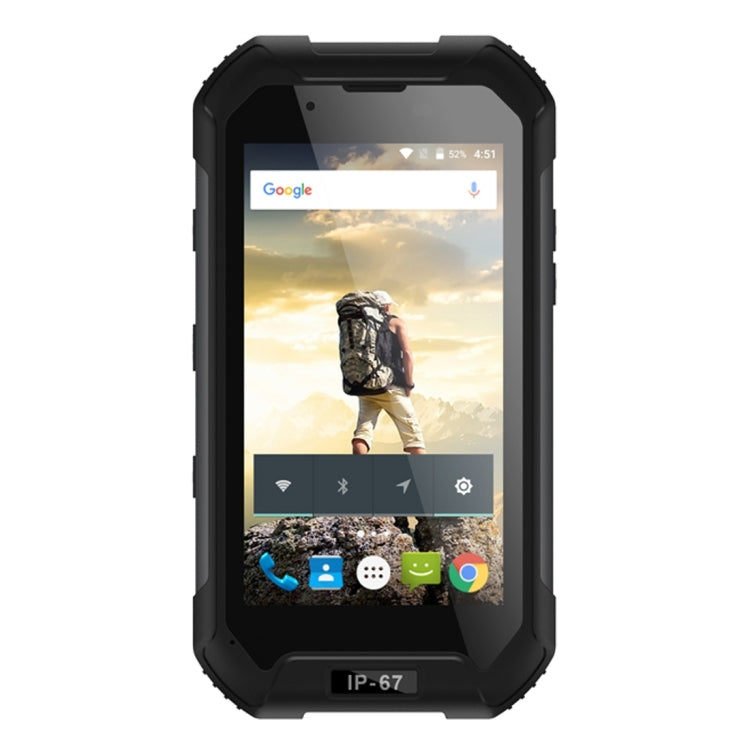 iMAN X5 Triple Proofing Phone, 1GB+8GB, IP67 Waterproof Dustproof Shockproof, 4.5 inch Android 5.1 MTK6580 Quad Core up to 1.3GHz, Network: 3G, Dual SIM, Torch, SOS, FM, BT, WiFi, GPS(Black)