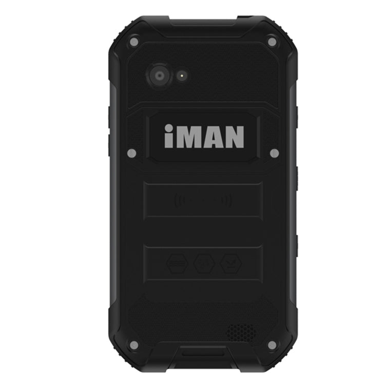 iMAN X5 Triple Proofing Phone, 1GB+8GB, IP67 Waterproof Dustproof Shockproof, 4.5 inch Android 5.1 MTK6580 Quad Core up to 1.3GHz, Network: 3G, Dual SIM, Torch, SOS, FM, BT, WiFi, GPS(Black)