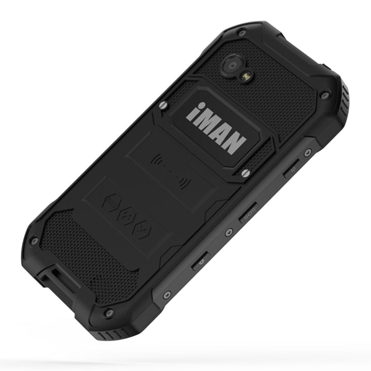 iMAN X5 Triple Proofing Phone, 1GB+8GB, IP67 Waterproof Dustproof Shockproof, 4.5 inch Android 5.1 MTK6580 Quad Core up to 1.3GHz, Network: 3G, Dual SIM, Torch, SOS, FM, BT, WiFi, GPS(Black)