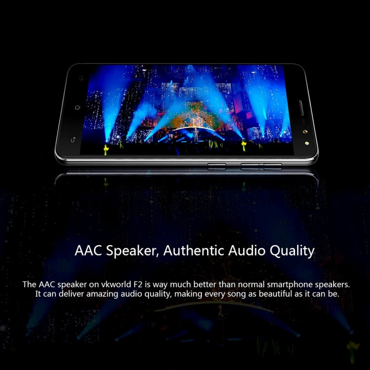 [HK Warehouse] VKworld F2, 2GB+16GB, 5.0 inch 2.5D Android 6.0 MTK6580A Quad Core up to 1.3GHz, Network: 3G, Dual SIM, OTA, GPS