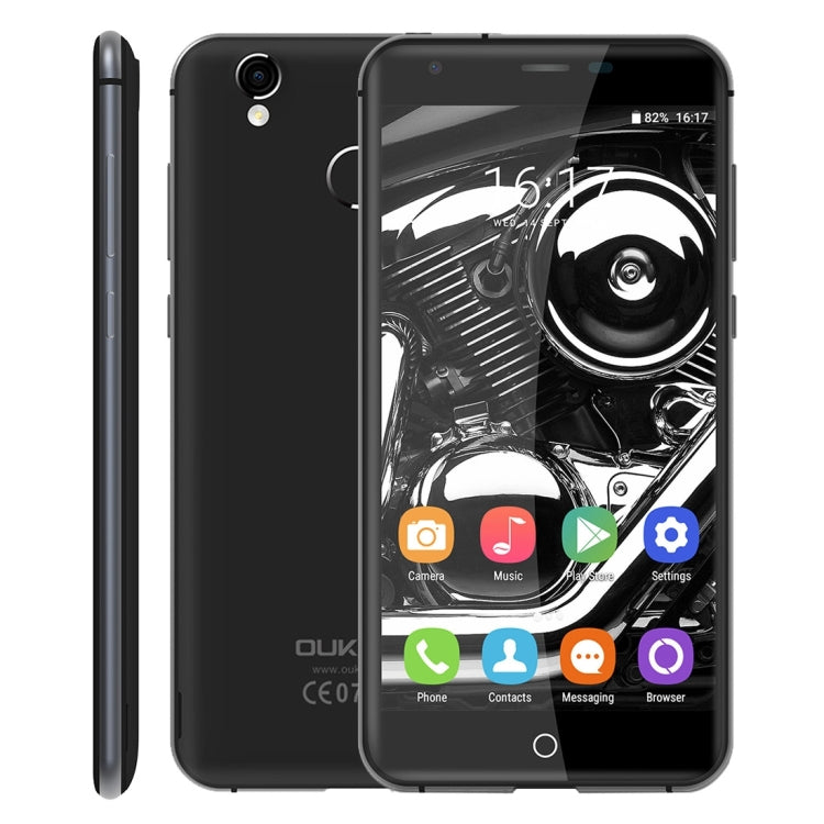 [HK Warehouse] OUKITEL K7000, 2GB+16GB, Fingerprint Identification, 5.0 inch 2.5D Polished Android 6.0 MTK6737 Quad Core up to 1.3GHz, Network: 4G