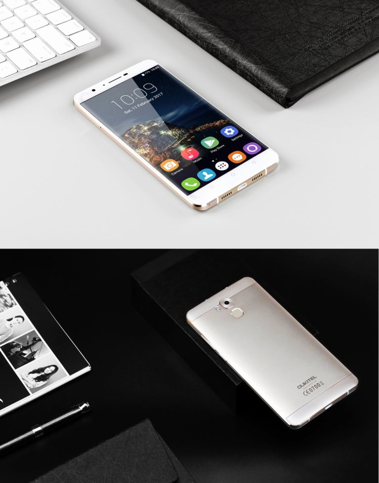 [HK Warehouse] OUKITEL U16 Max, 3GB+32GB, Press Fingerprint Identification,  6.0 inch 2.5D Arc JDI Screen Android 7.0 MTK6753 Octa Core up to 1.3GHz, Network: 4G, Dual SIM, GPS