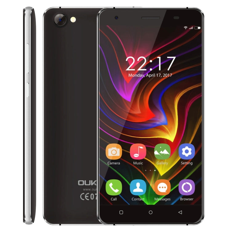 [HK Warehouse] OUKITEL C5, 2GB+16GB, 5.0 inch Android 7.0 MTK6580 Quad Core up to 1.3GHz, Network: 3G, Dual SIM, GPS, OTA, FM(Black)
