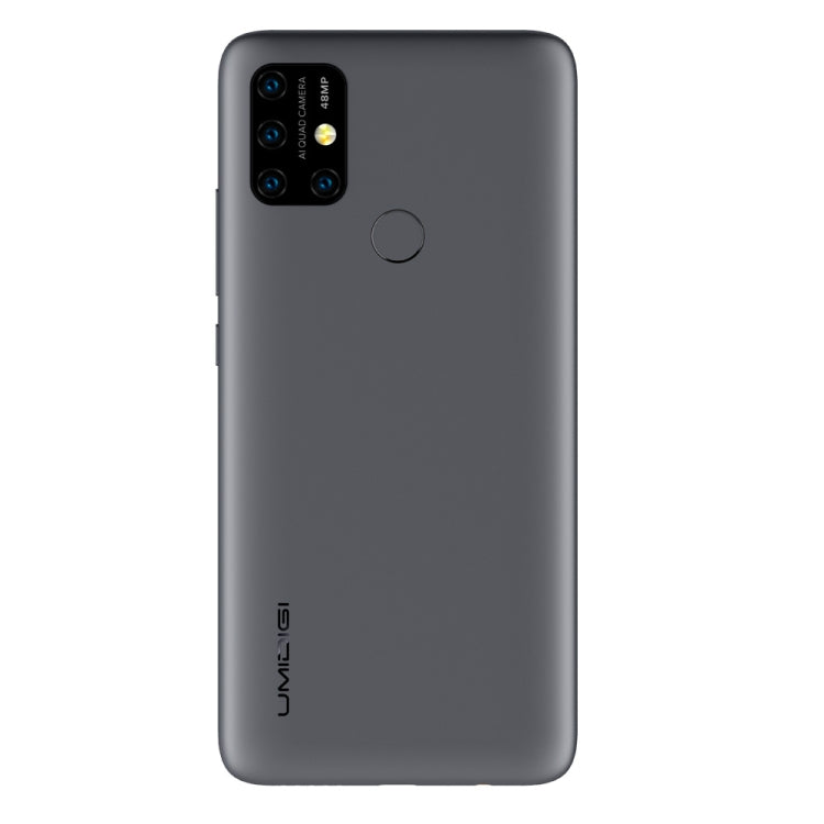 [HK Warehouse] UMIDIGI Power 3, 4GB+64GB, Quad Back Cameras, 6150mAh Battery, Face ID & Fingerprint Identification, 6.53 inch Full Screen Android 10 MTK Helio P60 Octa Core up to 2.0GHz, Network: 4G, OTG, NFC, Dual SIM(Space Grey)