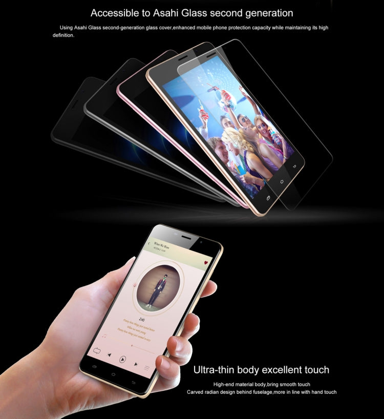 [HK Warehouse] KEN XIN DA X9, 2GB+16GB, 5000mAh Battery, 5.5 inch Android 7.0 SC9832 Quad Core up to 1.3GHz, Network: 4G, Dual SIM