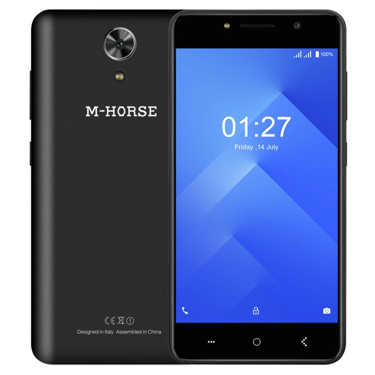 M-HORSE Power 1, 1GB+8GB, 5050mAh Battery, 5.0 inch Android 7.0 MTK6580A Quad Core up to 1.3GHz, Network: 3G, OTG, Dual SIM