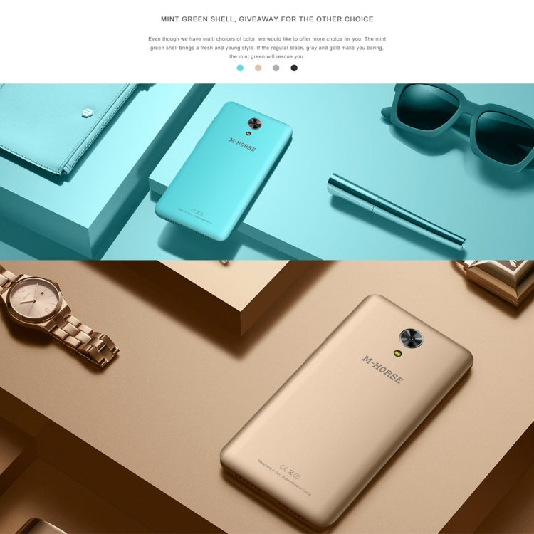 M-HORSE Power 1, 1GB+8GB, 5050mAh Battery, 5.0 inch Android 7.0 MTK6580A Quad Core up to 1.3GHz, Network: 3G, OTG, Dual SIM