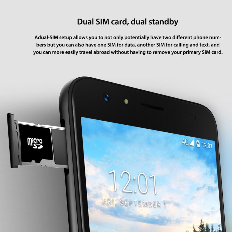 M-HORSE Power 2, 2GB+16GB, Dual Back Cameras, Fingerprint Identification, 6000mAh Battery, 5.5 inch Android 7.0 MTK6737 Quad Core up to 1.3GHz, Network: 4G, Dual SIM(Gold)