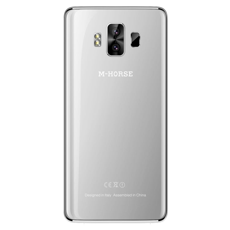 M-HORSE Pure 1, 3GB+32GB, Dual Back Cameras + Dual Front Cameras, Fingerprint Identification, 5.7 inch Android 7.0 MTK6737 Quad Core up to 1.3GHz, Network: 4G, Dual SIM